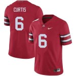 NCAA Ohio State Buckeyes Men's #6 Kory Curtis Red Nike Football College Jersey GQP8845DU